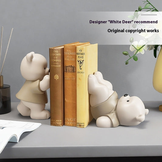 Modern Home Creative Cartoon Bookend Home Ornaments