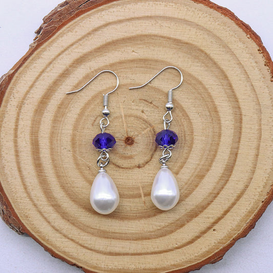 Chinese Style Light Luxury Safe Water Drop Pearl Tassel Earrings Jewelry/Accessories