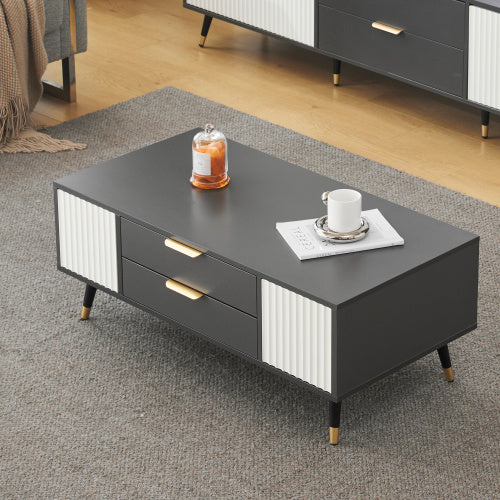 Table basse en panneaux de particules