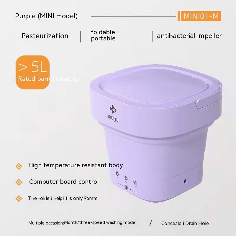 Folding Mini Mother And Baby Washing Machine Appliances Home Essentials