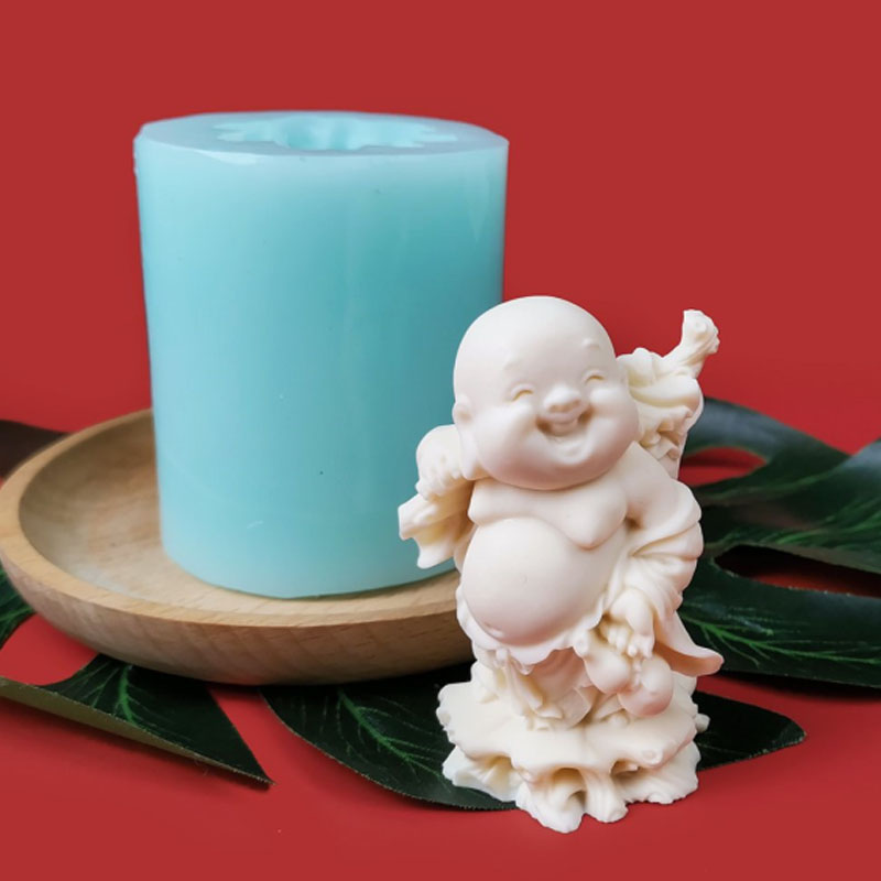 Cute Ornament Model Buddha Statue Ornament Plaster Home Ornaments