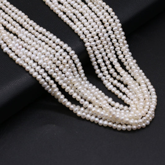 Natural Freshwater Pearl Nearly Circular 3A Punch Jewelry/Accessories