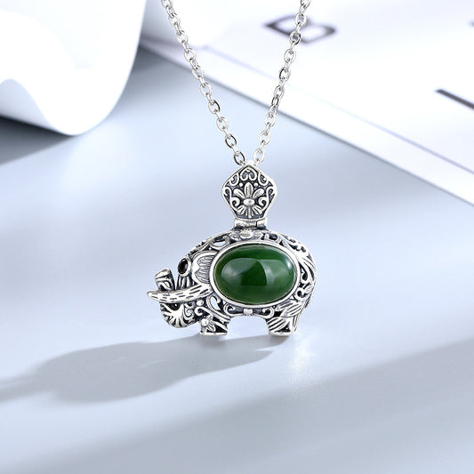 Retro Fashion And Personalized Elephant Pendant Jewelry & Accessories