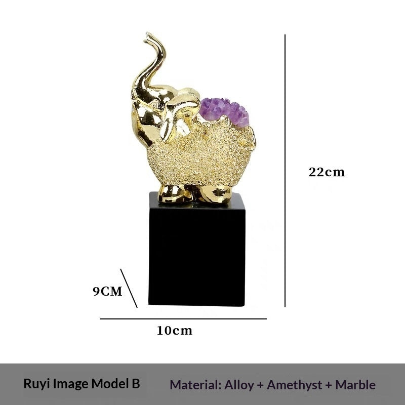 Golden Entryway Office Creative Home Decor Items Home Ornaments