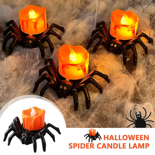 Halloween Decoration Spider Night Lights Party Supplies Decoration Props Bar, Haunted House, Horror Party Accessories Home Ornaments