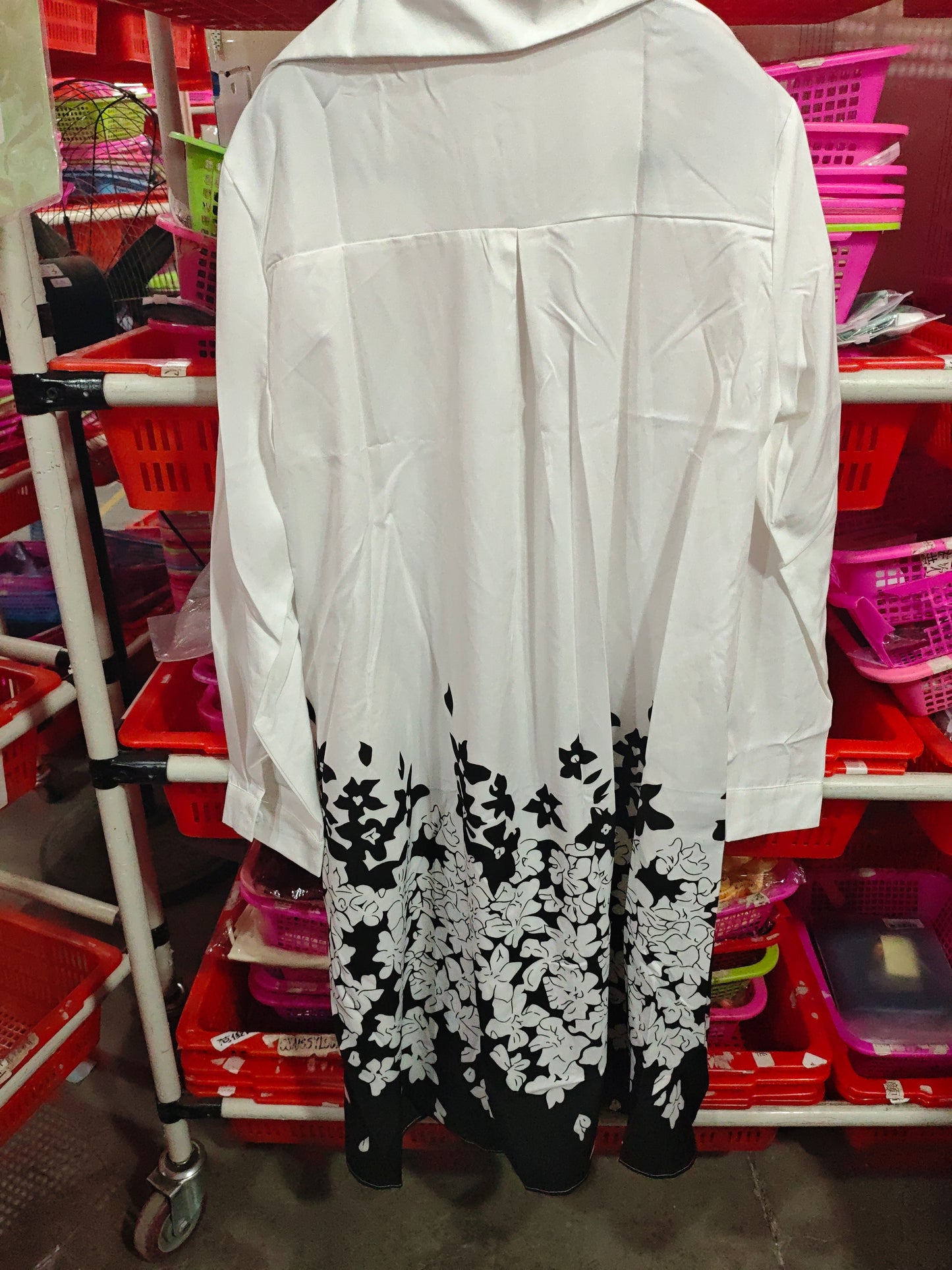 Women's Printed Simple Mid-length Dress Women's Garments Apparel / Clothing