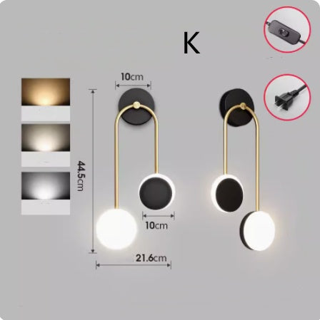 Wall Lamp, Bedside Lamp, Free Wiring Aisle Lamp Lighting Home Essentials