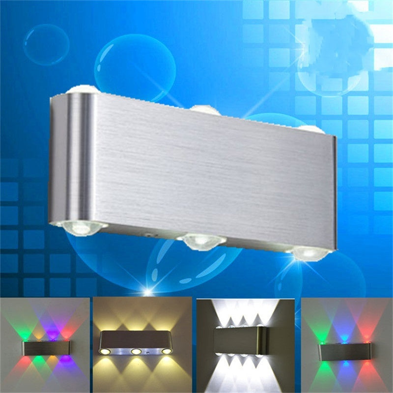 LED Aluminum Frame Rectangular Wall Lamp Bedroom Wall Lamp Lighting Home Essentials