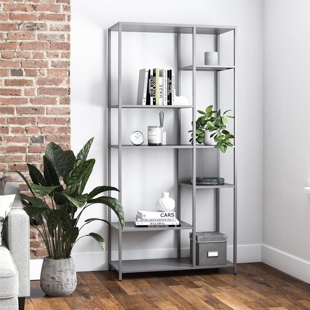 Mission District Metal Bookcase Room Divider Furniture
