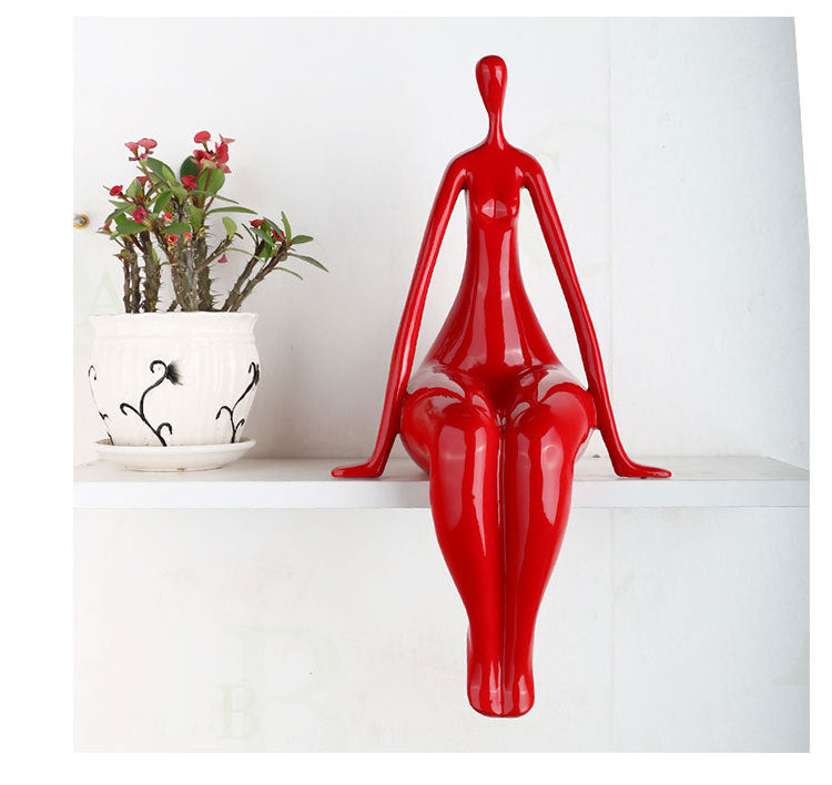 Modern Simple Character Ornament Resin Abstract Ornament Home Ornaments