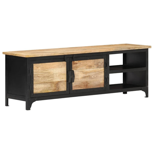 vidaXL TV Cabinet 120x30x40 cm Solid Mango Wood Furniture