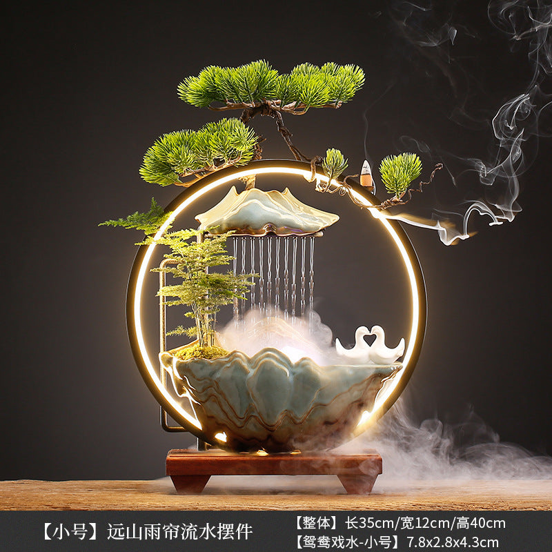 Fortune Flowing Water Ornaments Home