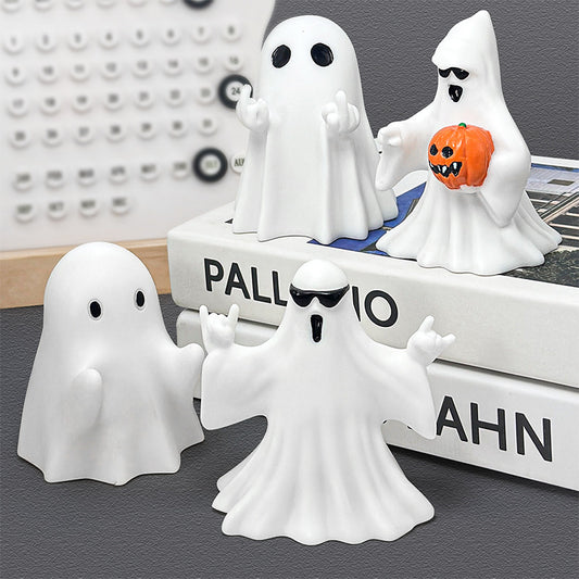 Halloween Middle Finger Love Ghost Home Ornaments