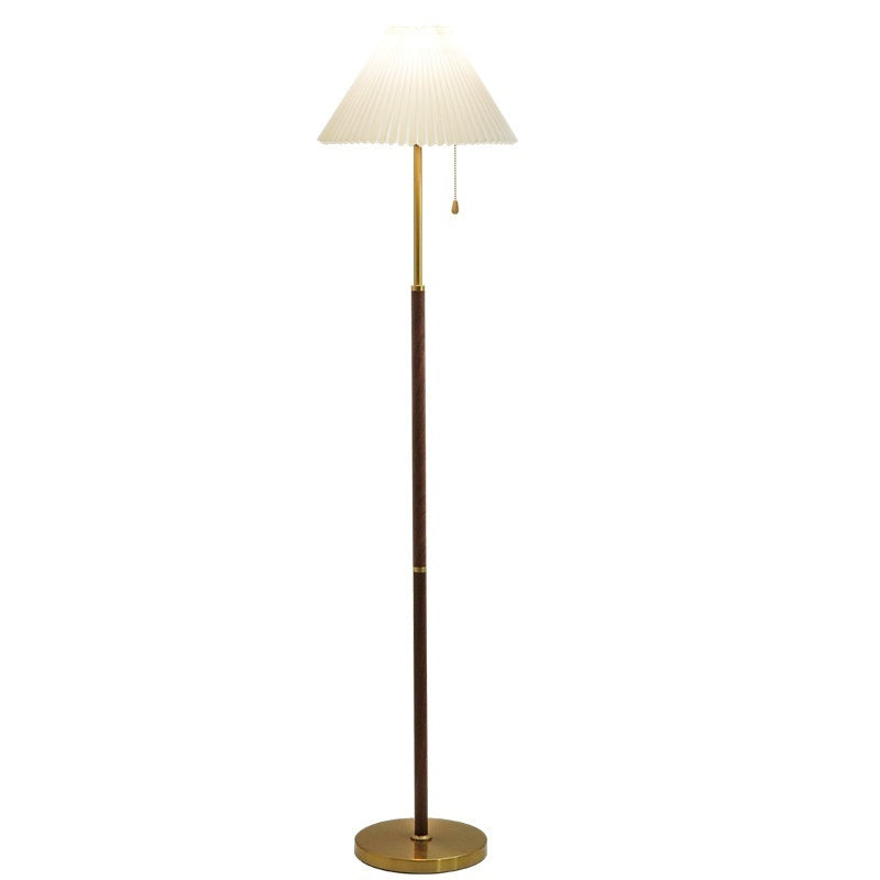 Vintage Pleated Floor Lamp Vertical Table Lamp