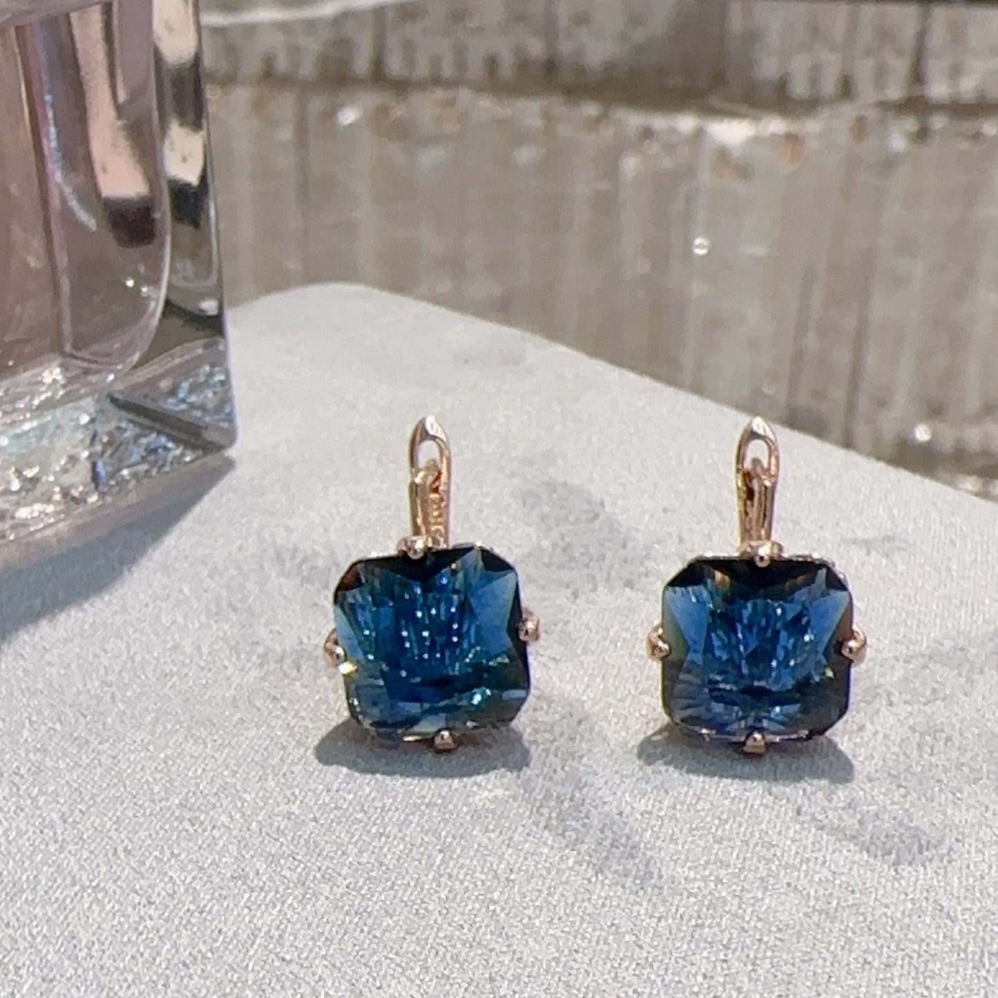 Ornament Sapphire Earrings And Necklace Set Jewelry & Accessories