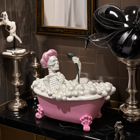 Bath Female Ghost Bathtub Statue Resin Decorations Home Ornaments