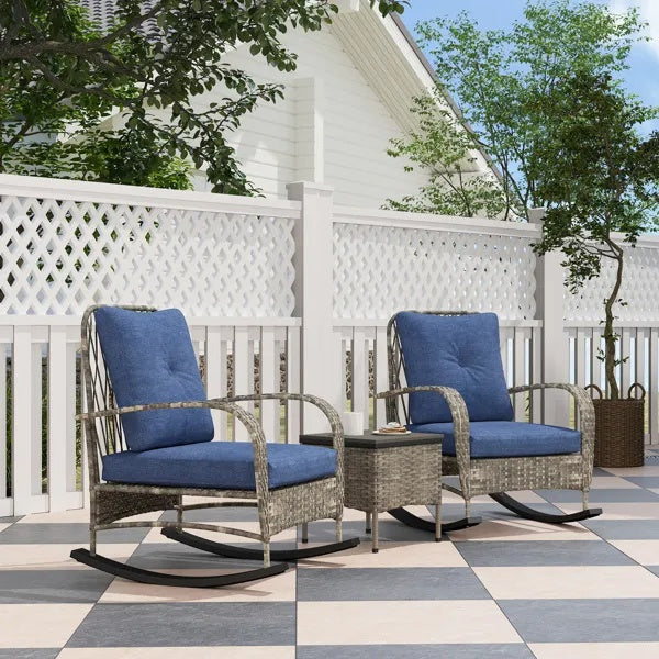 Rattan Chaise Lounge Chair, Wicker Set Outdoor Garden Patio Furniture