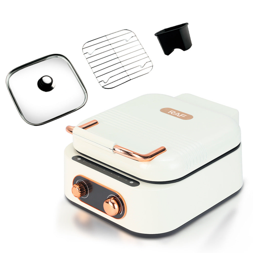 Household Multi-functional Electric Cooker Hot Pot Roasting Hot Pot One Appliances Home Essentials