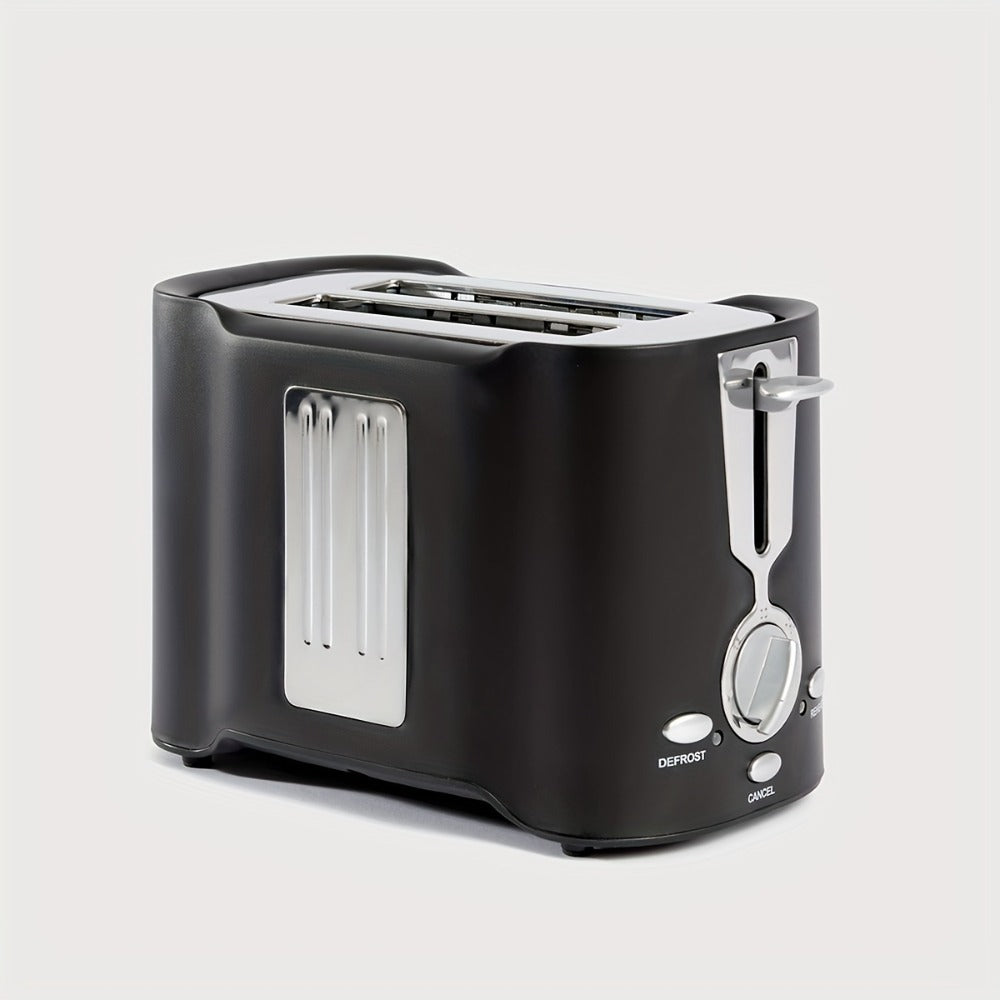 2 Slice Toaster, Quick & Even Results Every Time, Wide Slots Fit Any Size Bread Drop-Down Crumb Tray For Easy Clean Up, Stainless appliances Home Essentials