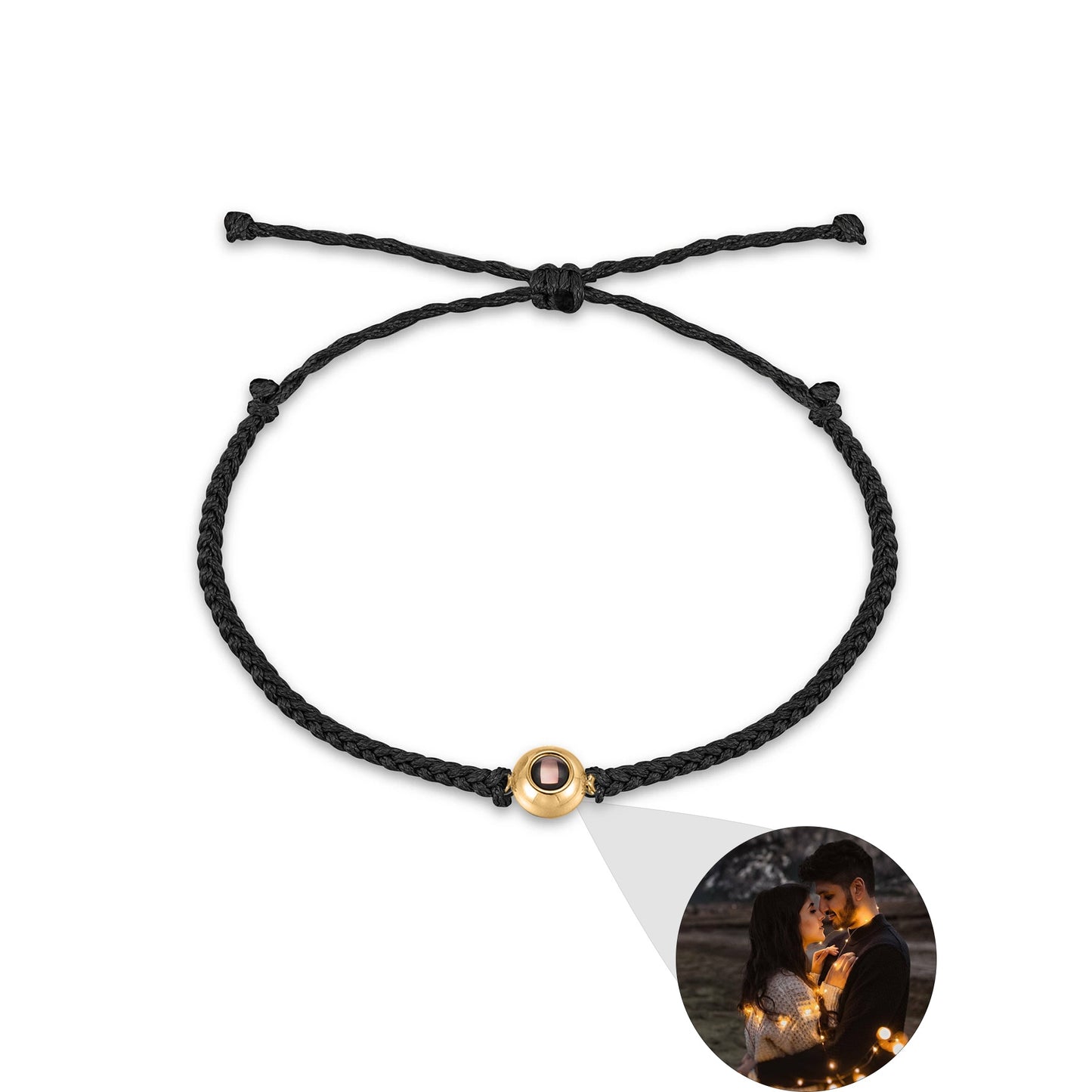 Creative Customized Color Photo Projection Bracelet Hand Woven Lovers Personality Jewelry For Men And Women Valentine's Day Gift Jewelry / Accessories
