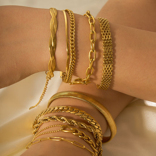 Stainless Steel Ornament Bracelet Female Jewelry/Accessories
