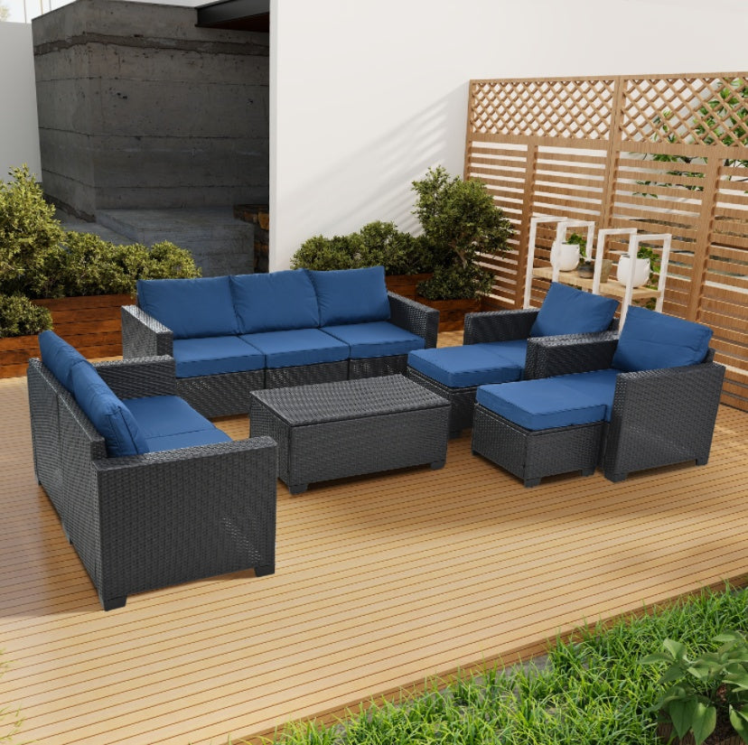 10 Piece Patio Furniture Set Outdoor Garden Patio Furniture