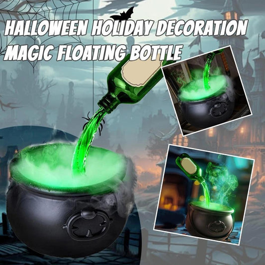 Halloween Black Wizard Bowl Magic Float Bottle And Diffuser Indoor Home Bar Magic Party Horror Ghost Props Halloween Decoration Home Ornaments