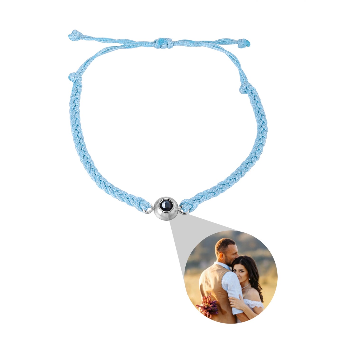 Creative Customized Color Photo Projection Bracelet Hand Woven Lovers Personality Jewelry For Men And Women Valentine's Day Gift Jewelry / Accessories