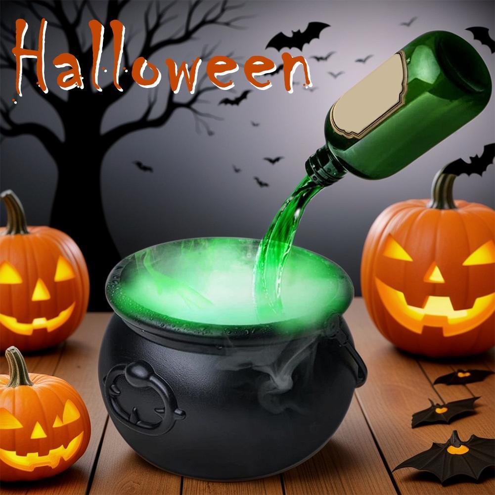 Halloween Black Wizard Bowl Magic Float Bottle And Diffuser Indoor Home Bar Magic Party Horror Ghost Props Halloween Decoration Home Ornaments