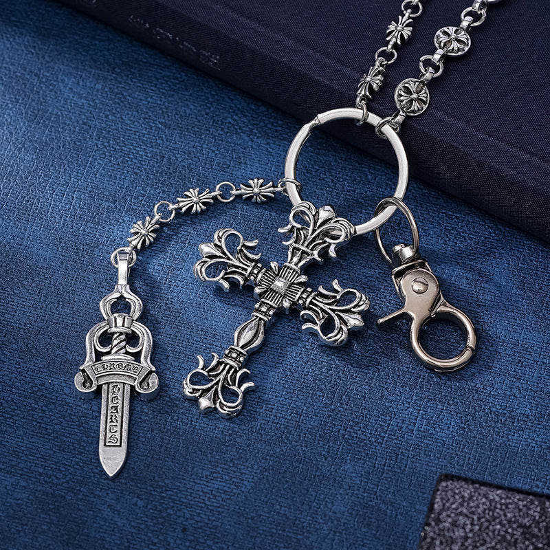 Cross Retro Style Double-layer Chain Jewelry & Accessories