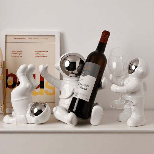 Casier à vin astronaute Armoire à vin Meuble TV Décorations
