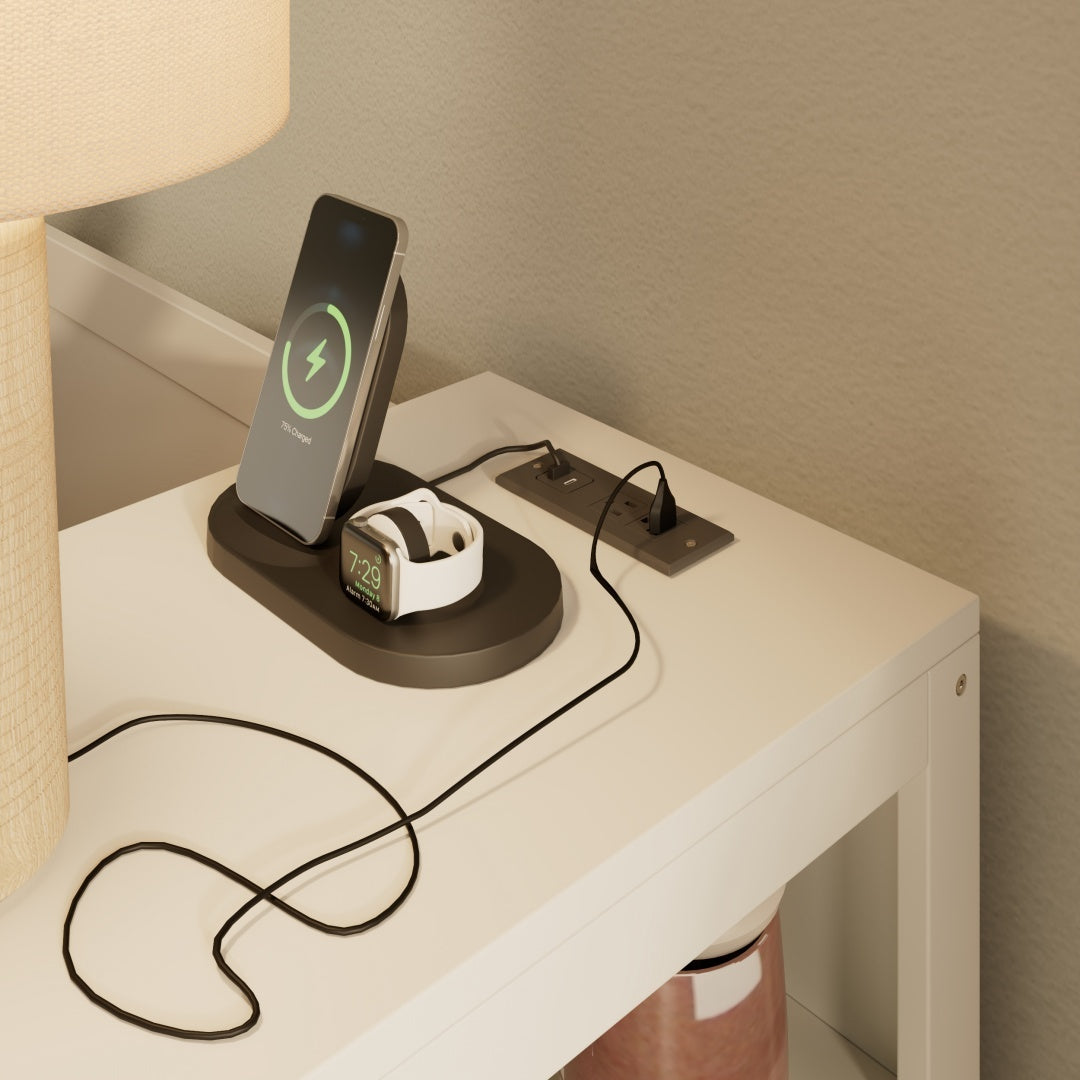 White Wooden Twin Size Daybed With Trundle And Side Shelves, Drawers, Storage Bed With Multi-Functional Desk And Charging Station For Bedroom, Guest Room Furniture