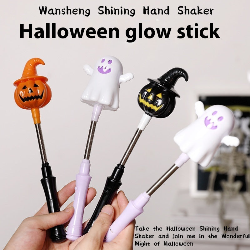 Halloween Decoration Pumpkin Lamp Children's Toy Hand Stick Props Home Ornaments