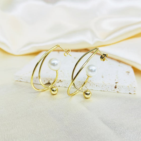 Stainless Steel Cool Ins French Fashion Earrings Jewelry/Accessories