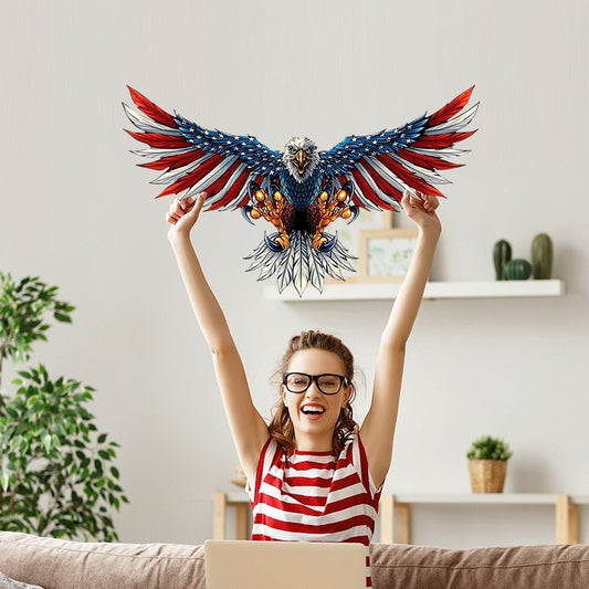 American Flag Eagle Ornament Metal Wall Pendant Metal Crafts Home Ornaments
