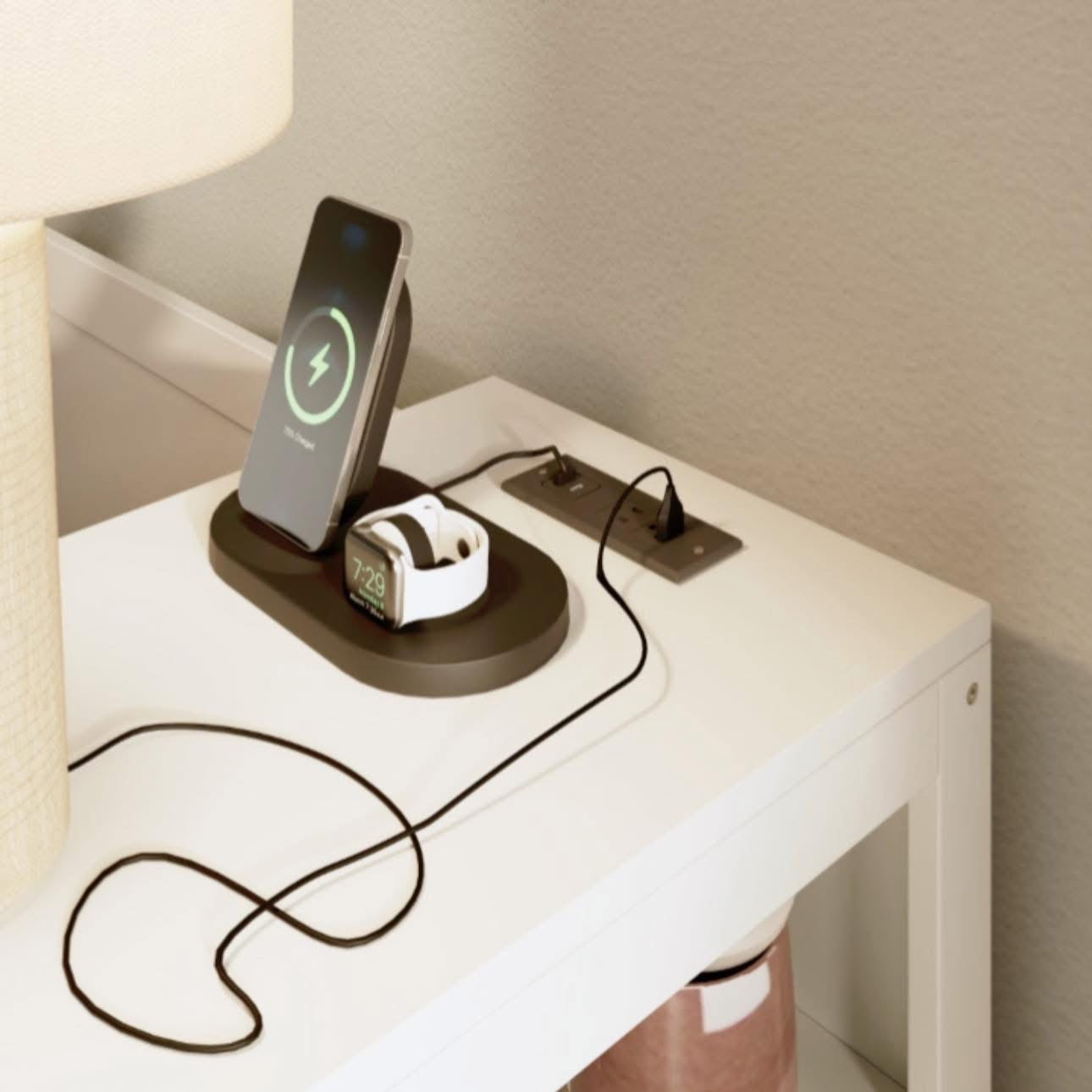 White Wooden Twin Size Daybed With Trundle And Side Shelves, Drawers, Storage Bed With Multi-Functional Desk And Charging Station For Bedroom, Guest Room Furniture