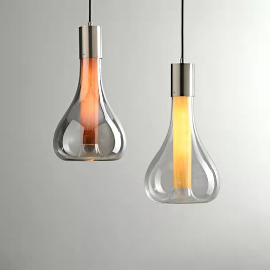 Petite lampe de chevet à une tête, lampe de salle à manger colorée