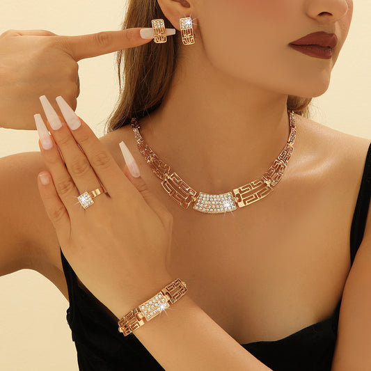 Women's Affordable Luxury Fashion Alloy Jewelry Set Jewelry/Accessories