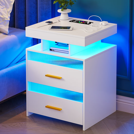 Bedroom Bedside Table With Charging Table Furniture