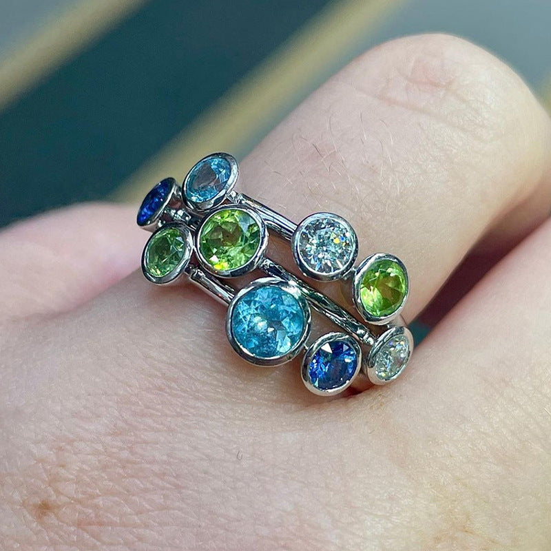 Versatile Personality Color Ring For Women