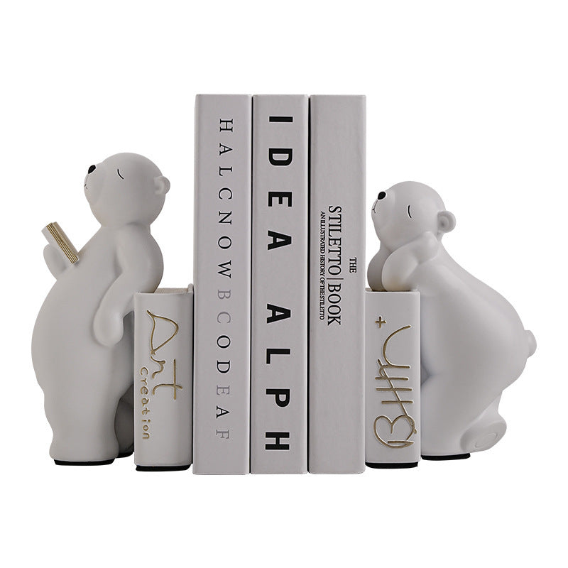 Bookend Wine Cabinet TV Cabinet Study Crafts Decoration
