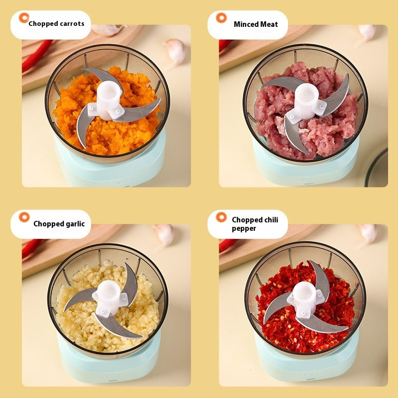 New Minced Meat Household Small Electric Multi-function Food Processor Appliances Home Essentials