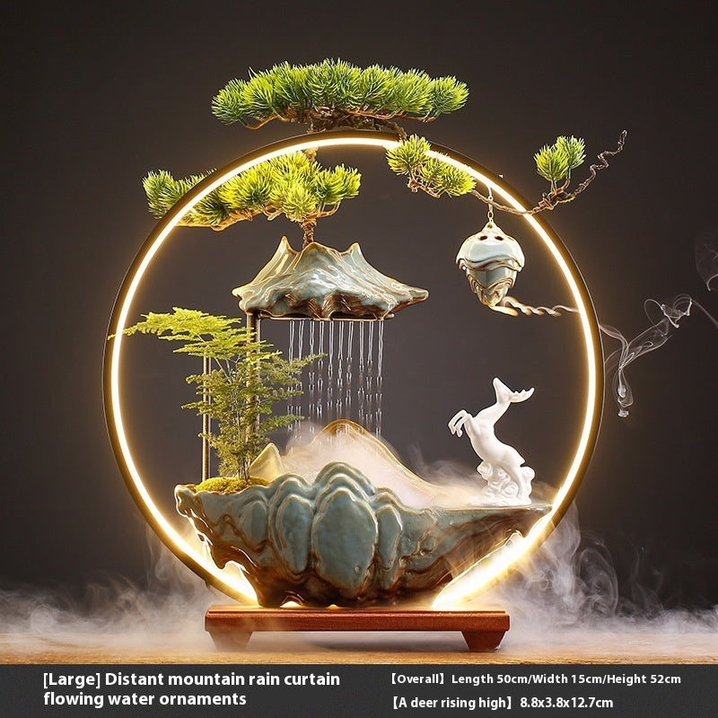 Fortune Flowing Water Ornaments Home