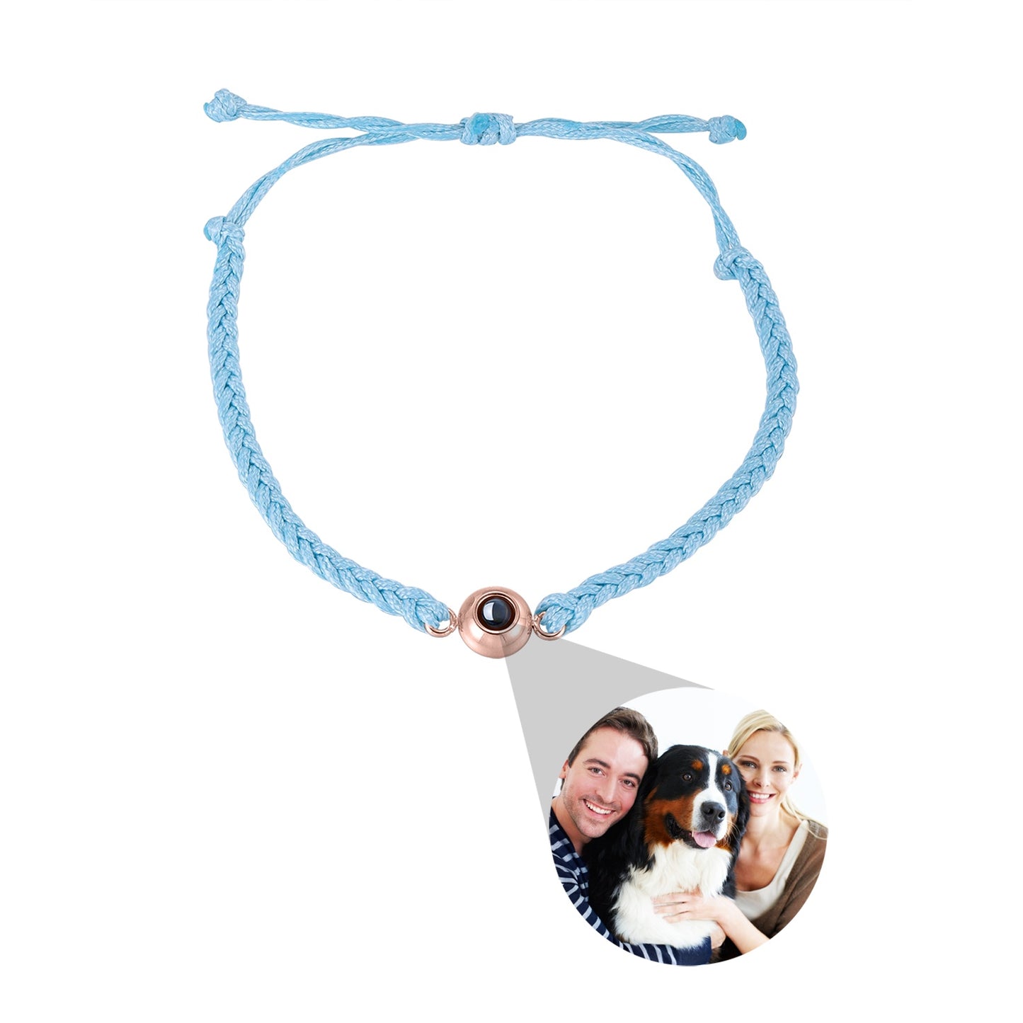 Creative Customized Color Photo Projection Bracelet Hand Woven Lovers Personality Jewelry For Men And Women Valentine's Day Gift Jewelry / Accessories