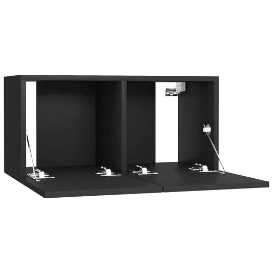 vidaXL Hanging TV Cabinet Black 60x30x30 cm Furniture