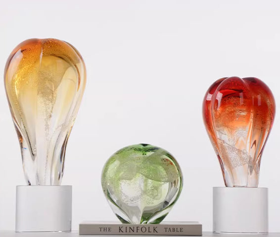 Modern Glass Home Decor Items For Stylish Living Home Ornaments