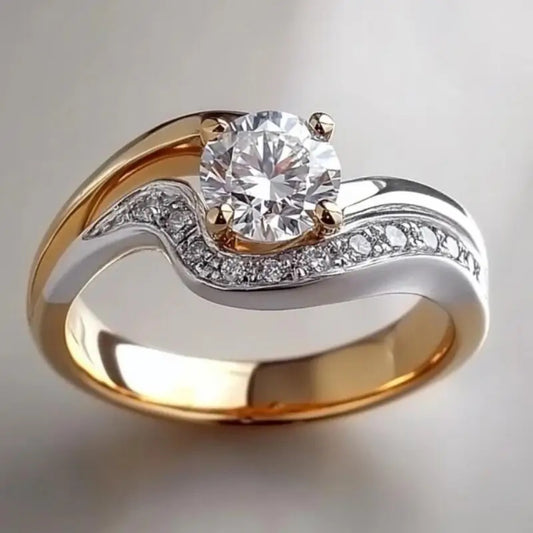 Women's Simple All-match Fashion Moissanite Ring Jewelry & Accessories