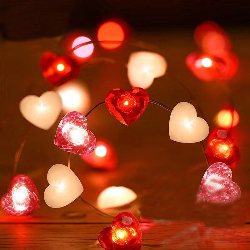 Valentine's Day Decorative Lamp Love Rose Holiday Layout Ambience Light