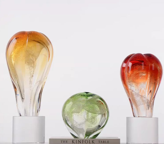 Modern Glass Home Decor Items For Stylish Living Home Ornaments