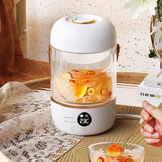 110V220V Smart Electric Stew Cooker Personal Portable Electric Stew Pot Appliances Home Essentials